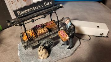 Kerstdorp - aardappelen/uien boer. Lemax luville intratuin beschikbaar voor biedingen