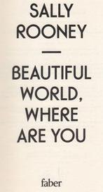 Rooney, Sally- Beautiful World Where Are You (2021), Boeken, Ophalen of Verzenden, Zo goed als nieuw