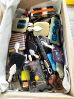 Antieke boek kistje vol met glas hangers., Verzenden, Overige materialen, Hanger