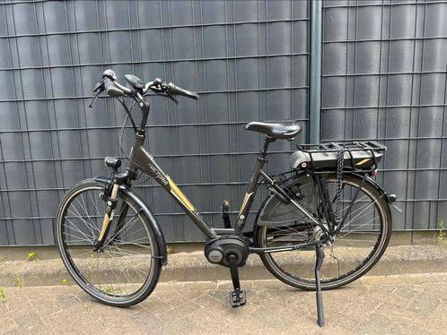 Victoria 5.7 Trekking HS11 gold black met Bosch middenmotor, Fietsen en Brommers, Fietsen | Dames | Damesfietsen, Zo goed als nieuw