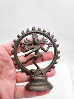 Klein bronzen Shiva beeldje vintage India beeld, Ophalen of Verzenden