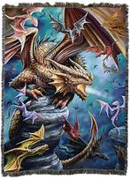 Anne Stokes GewovenWandtapijt/Sprei 137x183cm 100% Katoen, Ophalen of Verzenden, Zo goed als nieuw