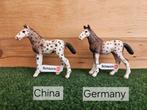Schleich 13760 Knabstrupper veulen met vaantje uit 2014, Ophalen of Verzenden, Zo goed als nieuw, Paard, Beeldje of Figuurtje