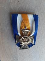 oude zilver medaille Officierskruis 15 jarige trouwe dienst, Geen, Lintje, Medaille of Wings, Ophalen of Verzenden, Nederland