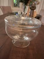 Glazen Koekjesschaal met Deksel, Ophalen, Schaal, Rond, Glas