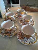 5 Blond Amsterdam Thee Kop en Schotels, Gebruikt, Blond Amsterdam, Ophalen of Verzenden, Kop(pen) en/of Schotel(s)