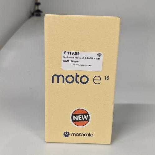 Motorola moto e15 64GB 4 GB RAM | Nieuw, Telecommunicatie, Mobiele telefoons | Motorola, Zo goed als nieuw