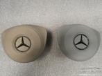 Stuur airbag Mercedes AMG leer grijs beige A-class W176 face, Auto-onderdelen, Dashboard en Schakelaars, Gebruikt, -, Ophalen of Verzenden