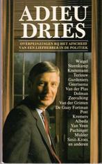 Adieu Dries (Van Agt) – diverse schrijvers, Boeken, Gelezen, Politiek, Ophalen of Verzenden