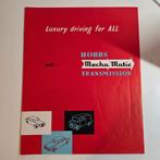 brochure Hobbs Mecha-Matic Transmission, Verzenden, Gelezen, Overige merken