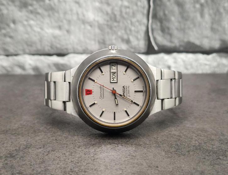 Omega electronic Seamaster f300 Hz quartz watch only 1972/73, Sieraden, Tassen en Uiterlijk, Horloges | Heren, Gebruikt, Polshorloge