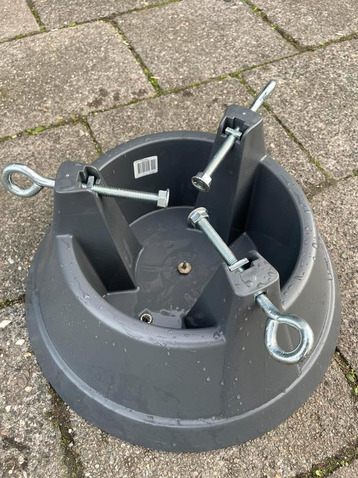 Elho Nordman Kerstboomstandaard - 39 cm Antraciet, Diversen, Kerst, Zo goed als nieuw, Ophalen of Verzenden