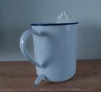 Emaille kan/lavent, Ophalen of Verzenden