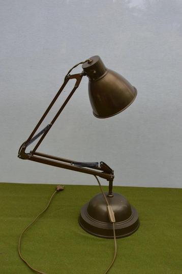 Vintage Anglepoise? lamp koper/ messing kleurige bureaulamp beschikbaar voor biedingen