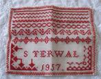 Merklap, jaartal 1957, Ophalen of Verzenden