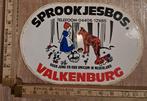 Vintage sticker Sprookjesbos Valkenburg Roodkapje boze wolf, Verzamelen, Ophalen of Verzenden, Zo goed als nieuw