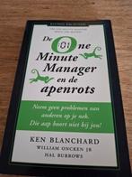 William Oncken Jr - One Minute Manager en de apenrots, Ophalen of Verzenden, Zo goed als nieuw, William Oncken Jr; Hal Burrows; Ken Blanchard