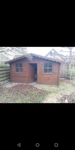 Gedemonteerd tuinhuis - 3.20 x 4.35 meter., Ophalen, Gebruikt, Tuinhuis, 250 tot 500 cm