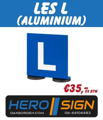 les L / L-bord / dakbord / lesbord / rijschool bord / dak L beschikbaar voor biedingen