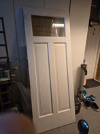 Mooie Binnendeur met Glas, Doe-het-zelf en Verbouw, Deuren en Horren, Gebruikt, 80 tot 100 cm, Binnendeur, Ophalen of Verzenden