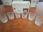Bormioli whisky water glazen bartender te koop 6 stuks, Ophalen of Verzenden, Zo goed als nieuw, Overige typen