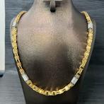 14k gouden ketting magnum schakel nieuw italy, Sieraden, Tassen en Uiterlijk, Kettingen, Ophalen of Verzenden, Zo goed als nieuw