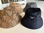 Prada gucci burberry buckethat, Ophalen of Verzenden, Zo goed als nieuw, One size fits all