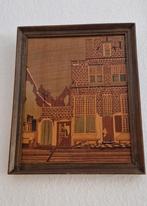 Houten inlegschilderij, Antiek en Kunst, Ophalen