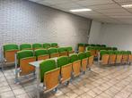 College stoelen - Onderwijs stoelen - 60 stuks met klaptafel, Ophalen, Overige kleuren, Metaal, Onderwijs stijl