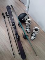 Complete set één skivakantie gebruikt!!!, Ophalen, 140 tot 160 cm, Zo goed als nieuw, Skiën
