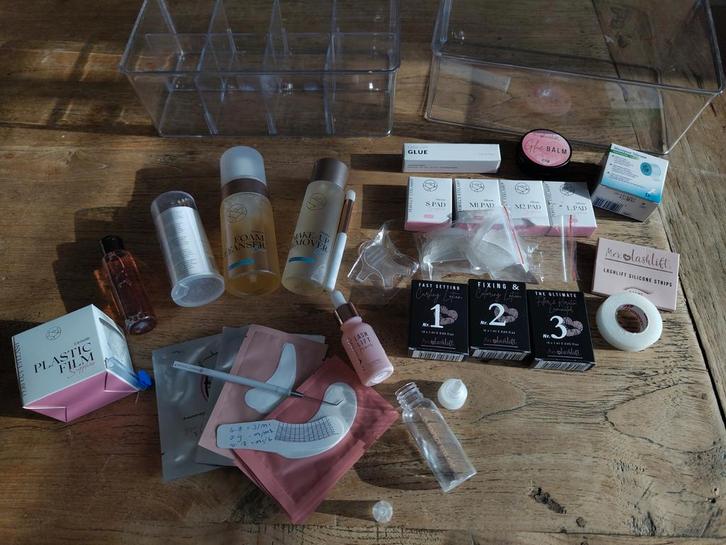 Wimperlift Set Compleet, Sieraden, Tassen en Uiterlijk, Uiterlijk | Cosmetica en Make-up, Nieuw, Ogen, Zwart, Ophalen of Verzenden
