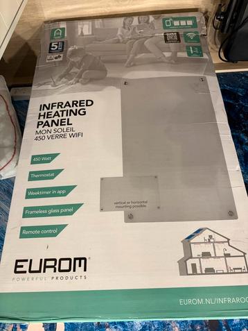Infrarood verwarming paneel Eurom mon soleil 450 wifi beschikbaar voor biedingen