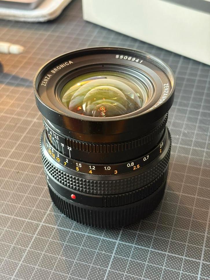 Zenzanon PS50 F3.5 Mint conditie, Audio, Tv en Foto, Fotografie | Lenzen en Objectieven, Nieuw, Groothoeklens, Ophalen