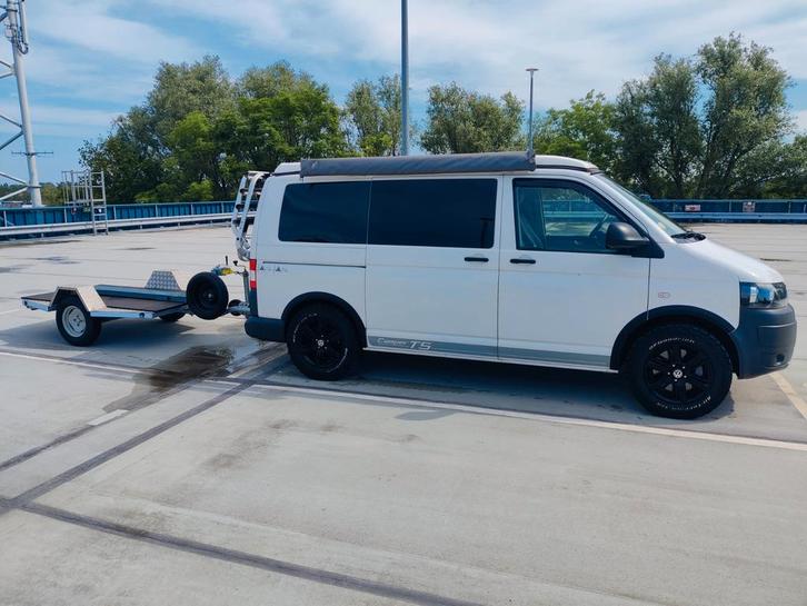 Motorfiets motor aanhanger met rijplaten en handlier, Auto diversen, Aanhangers en Bagagewagens, Gebruikt, Ophalen of Verzenden