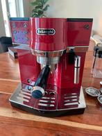 Delonghi EC860.R Espresso Machine - Rood, Gebruikt, Espresso apparaat, Gemalen koffie, Ophalen of Verzenden
