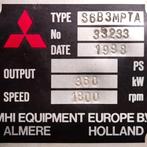 Mitsubishi S6B3-MPTA, Ophalen, Zo goed als nieuw, Dieselmotor, 1800 rpm of meer