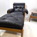 Bankstel Eric Merthen voor IRA Möbler mid century Deens, Huis en Inrichting, Ophalen, Gebruikt, Leer