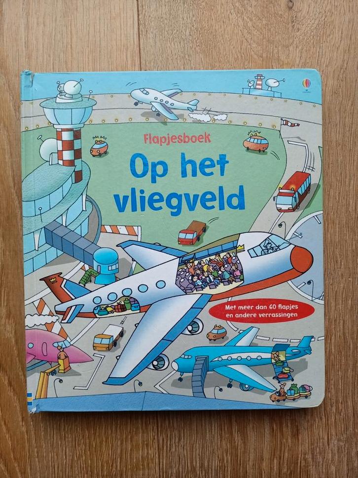 Flapjesboek Op het Vliegveld, Boeken, Kinderboeken | Baby's en Peuters, Gelezen, 3 tot 4 jaar, Uitklap-, Voel- of Ontdekboek, Ophalen of Verzenden