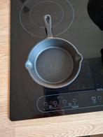 Gietijzeren Koekenpan - 16cm Diameter, Gebruikt, Gietijzer, Ophalen of Verzenden, Keramische plaat