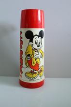 Mickey Mouse thermosfles thermos beker vintage 1987 kerst, Verzamelen, Disney, Verzenden, Mickey Mouse, Zo goed als nieuw, Servies