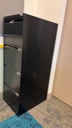 Zwarte dossierladekast, Ophalen, Minder dan 50 cm, Gebruikt, Strak, modern, zakelijk