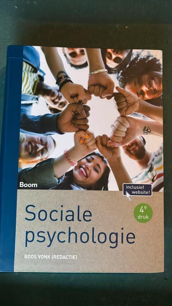 Sociale psychologie, Boeken, Psychologie, Zo goed als nieuw, Sociale psychologie, Ophalen of Verzenden