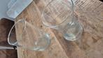 Twee mooie bloemenvazen te koop voor €10, Ophalen, Zo goed als nieuw, Glas, Minder dan 50 cm