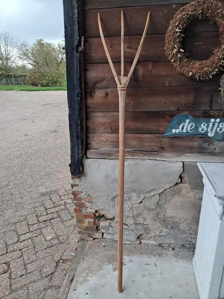 Oude Houten Hooivork, Antiek en Kunst, Antiek | Gereedschap en Instrumenten, Ophalen