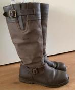 Leren gevoerde laarzen Human Nature mt 37, Hoge laarzen, Bruin, Ophalen of Verzenden, Gedragen