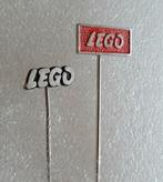 Twee oude LEGO logo speldjes, Verzamelen, Speldjes, Pins en Buttons, Verzenden, Gebruikt, Overige onderwerpen