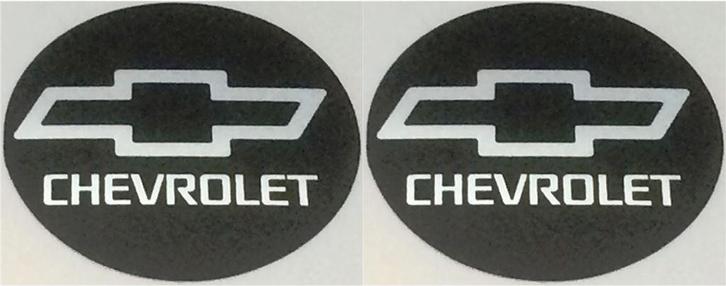 Chevrolet metallic sticker set rond #5, Auto diversen, Autostickers, Ophalen of Verzenden