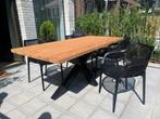 Moderne Tuintafel Douglas + Stalen poten | Matrix | DuuMaa, Nieuw, Rechthoekig, Ophalen of Verzenden, Hout