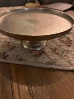 Metalen Taartplateau, Ophalen of Verzenden, Gebruikt, Rond, Metaal