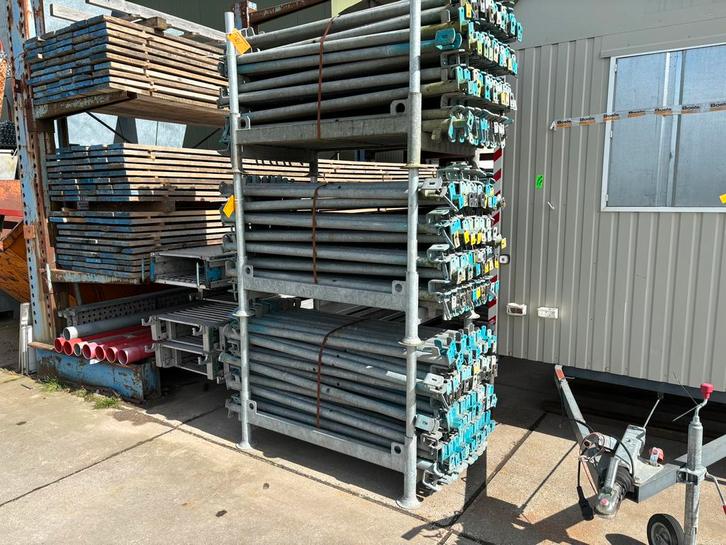 Te koop partij schuifkortelingen 1500 Afix / 1000stuks Scafo, Doe-het-zelf en Verbouw, Steigers, Gebruikt, Overige typen, 5 meter of hoger